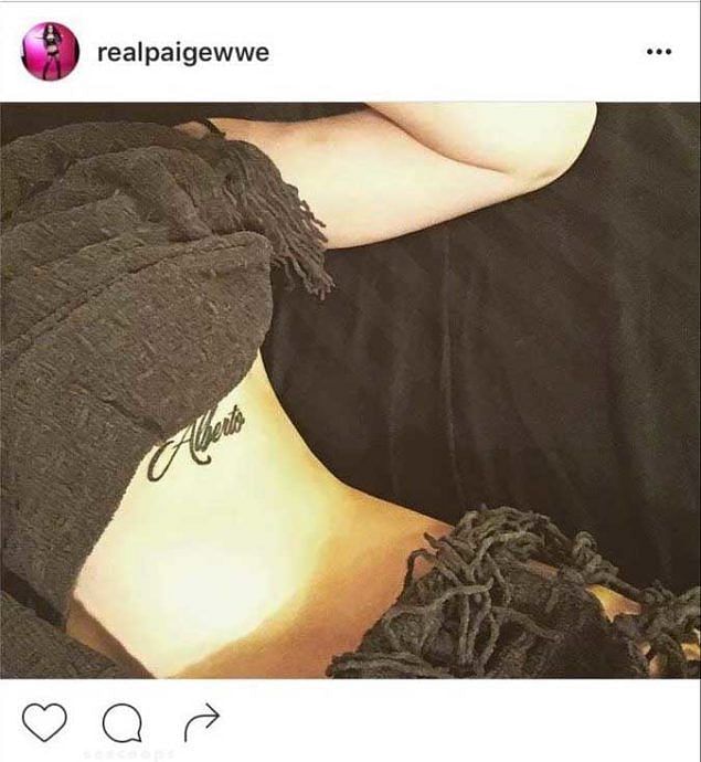 Paige's tattoo